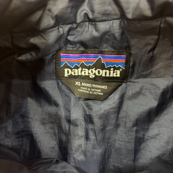 Men's Size XL Patagonia Nano Puff Vest Full Zip Insulated Navy Blue Jacket READ - Picture 5 of 11